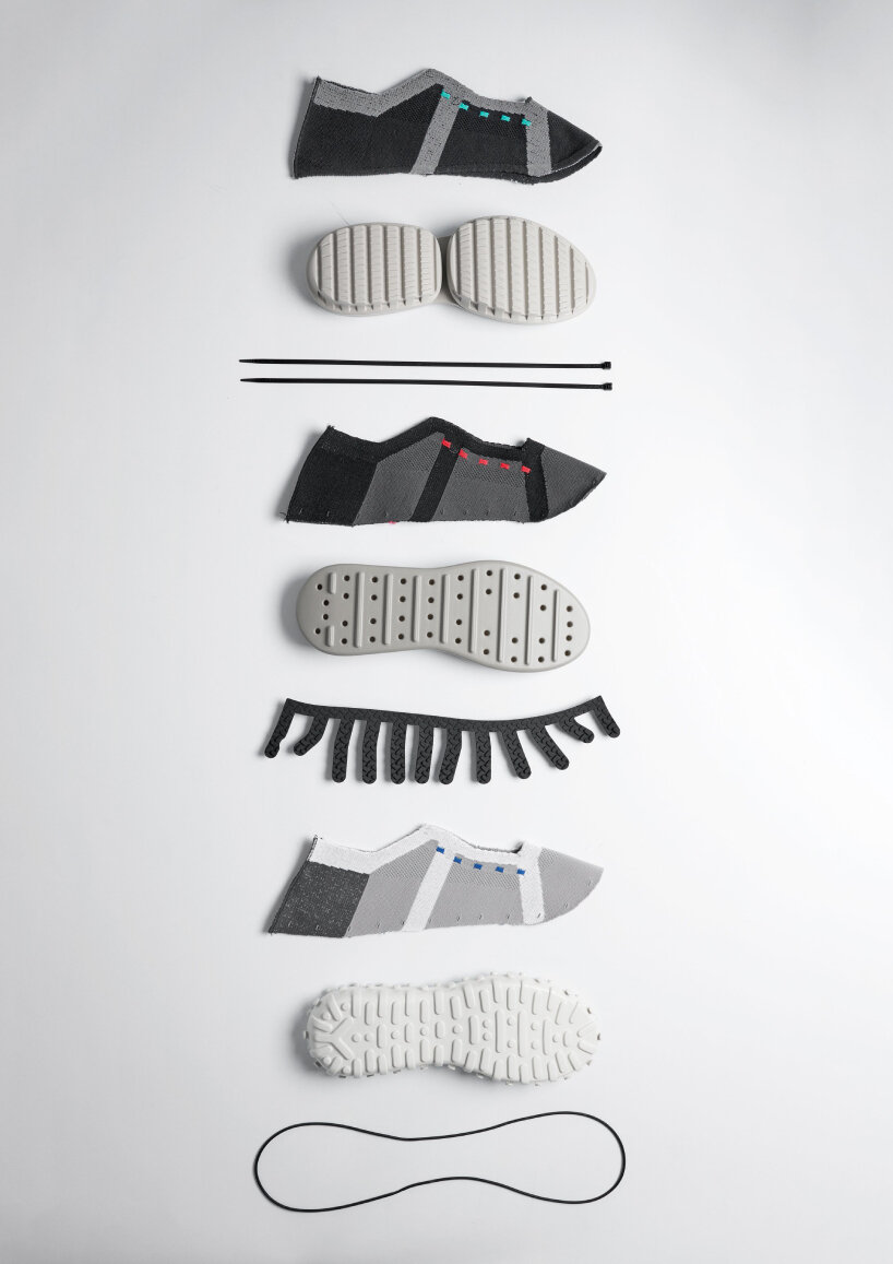 disassembly lab 3d recyclable sneakers
