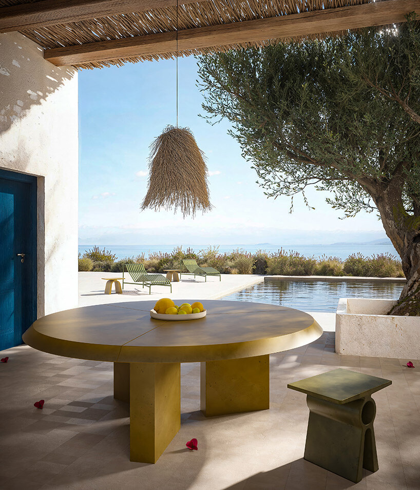 forma&cemento's handcrafted concrete furniture pour colorful charm indoors & out - 3