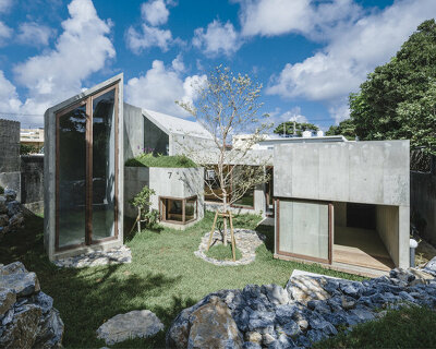 studio cochi architects' house in sonda curves and splits around a lush, private garden