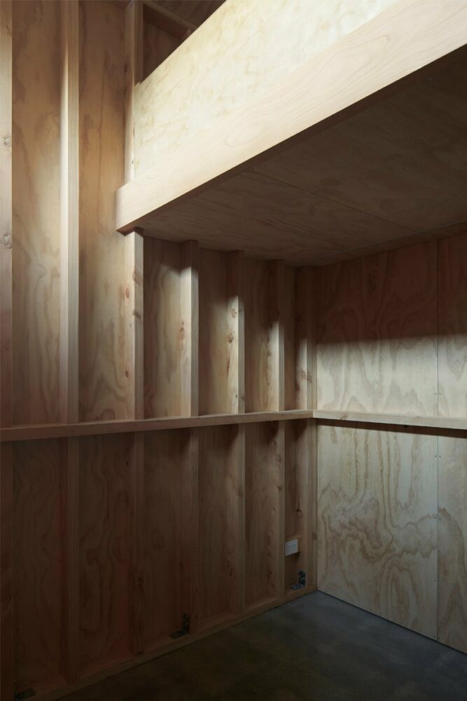 pine and macrocarpa interior detailing