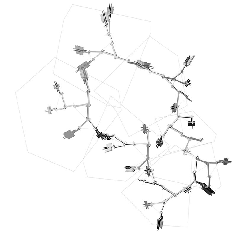 simulated wood frame that adapts to different scales and functions