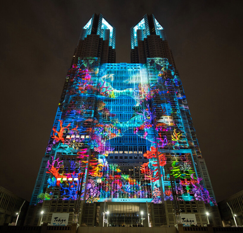panasonic world largest permanent projection mapping display tokyo