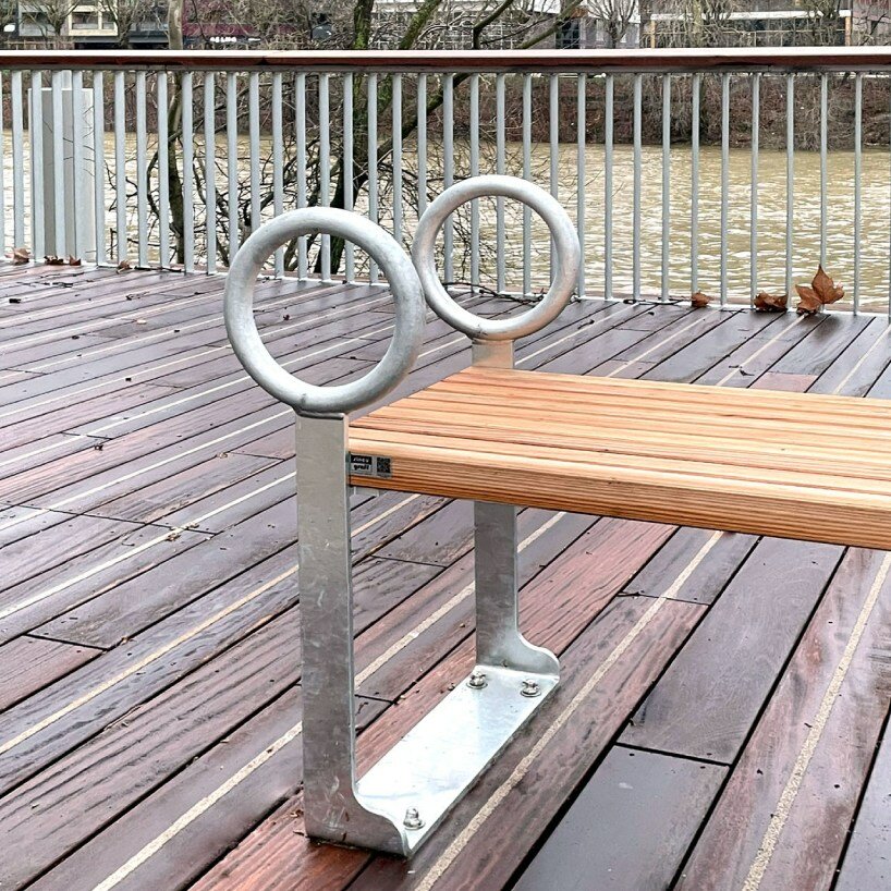 furniture for public spaces of the olympic village paris 