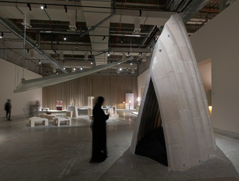 limestone from bethlehem shapes AAU ANASTAS' micro-architecture installation
