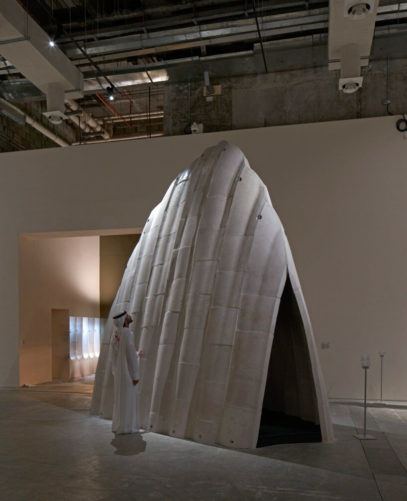 limestone from bethlehem shapes AAU ANASTAS' micro-architecture installation