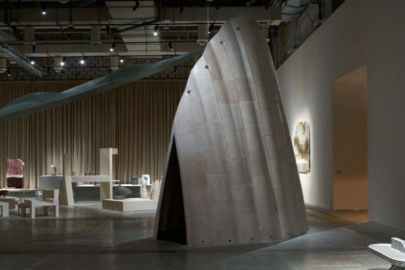 limestone from bethlehem shapes AAU ANASTAS' micro-architecture installation