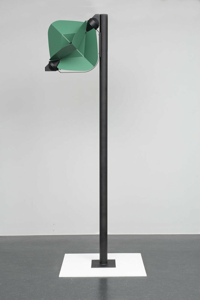 Tobias Trübenbacher, PAPILIO, wind powered street lamp, 2021 © Tobias Trübenbacher & Nikolai Marcinowski