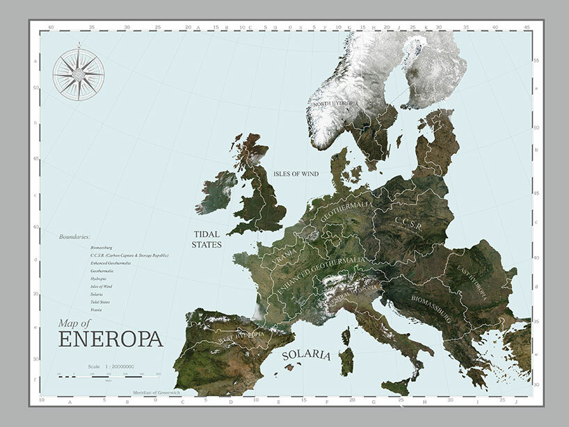 OMA, Eneropa Map, 2010 © OMA