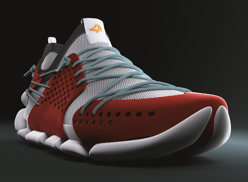 4steps adjustable 3D-printed sneakers kids michele di carlo