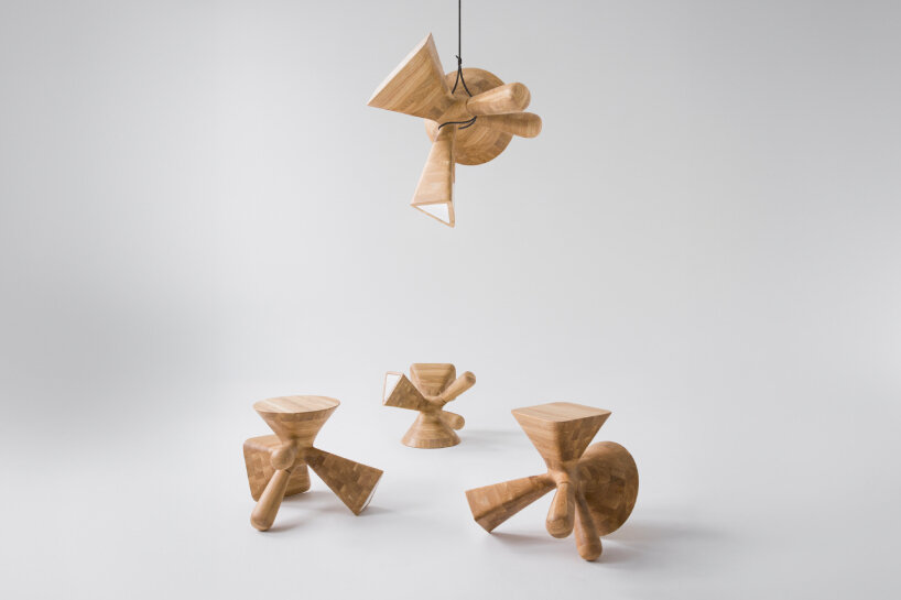 KOSMOS architects multifunctional wooden furniture DICE