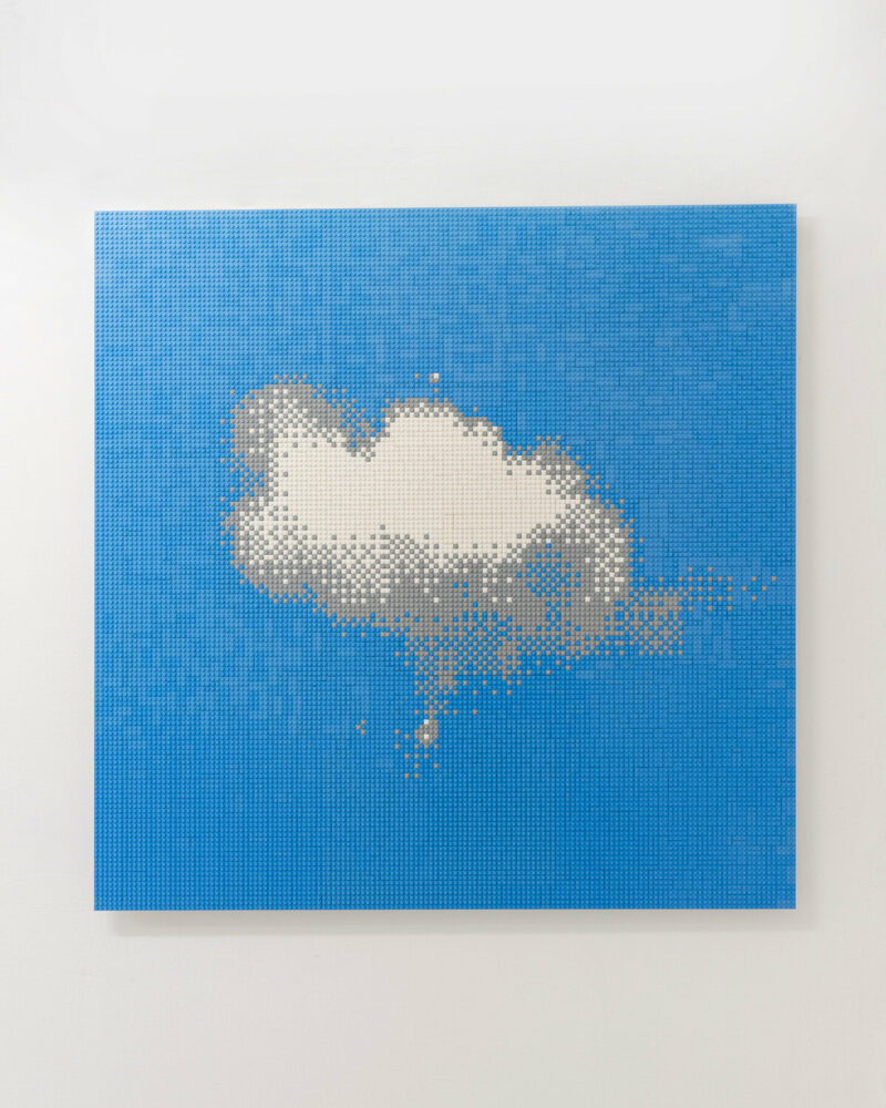 Ai Weiwei, Cloud, unique work, 2023, set of 4, toy bricks (LEGO), courtesy Ai Weiwei Studio and Galleria Continua