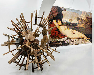 ai weiwei recreates historic art with LEGO bricks as part of galleria continua exhibition