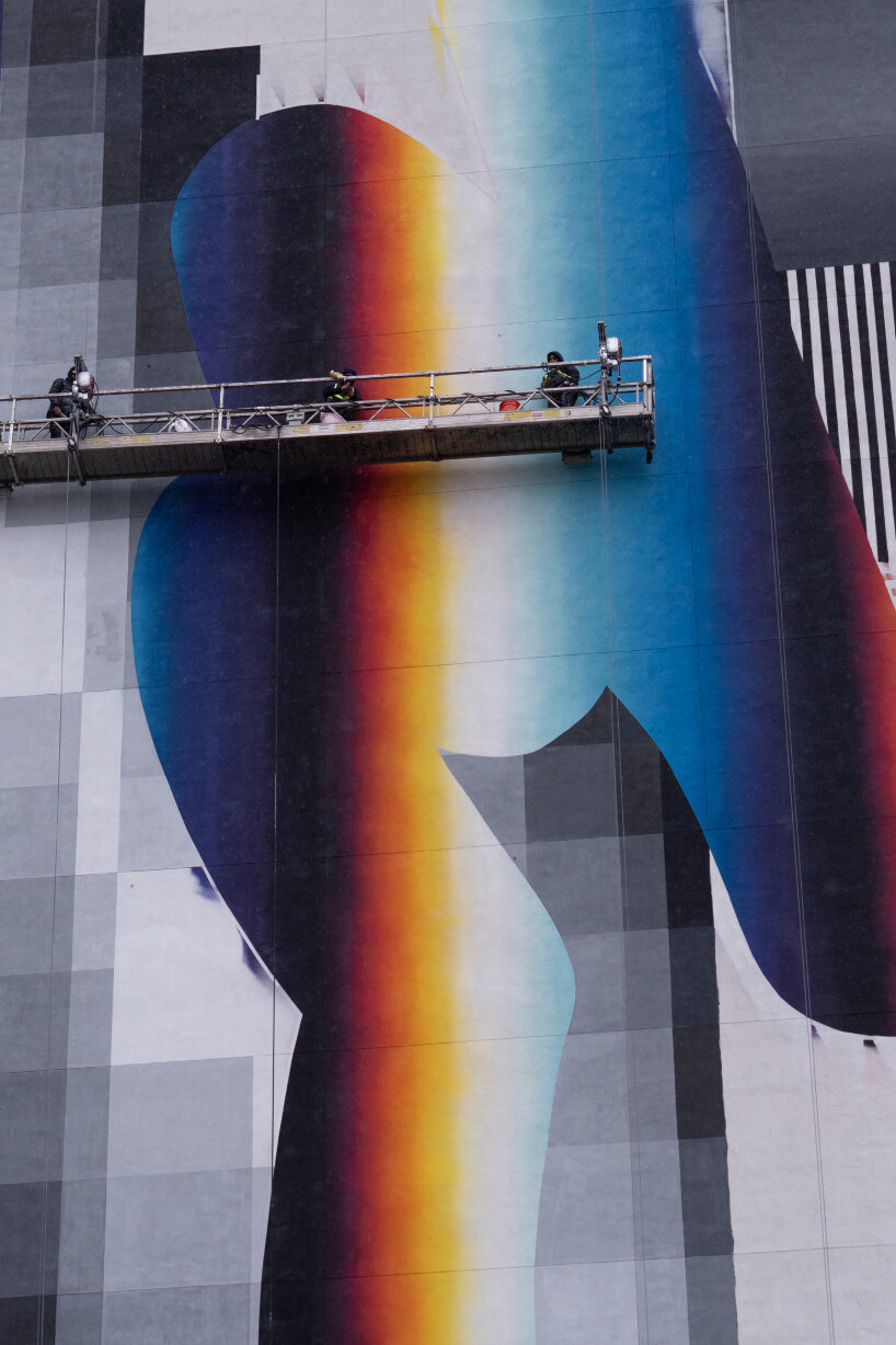 felipe pantone artwork OPTICHROMIE jersey city mural