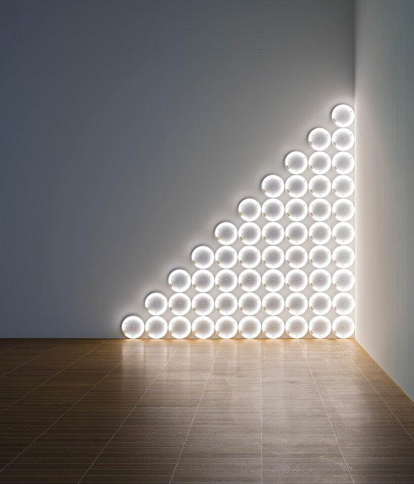 'dan flavin: dedications in lights' exhibition floods kunstmuseum basel with fluorescent hues - 5