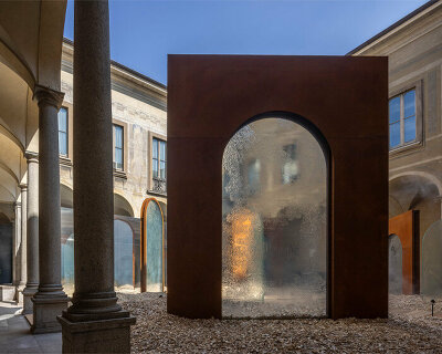 lasvit’s 're/creation' emerges with handcrafted fused glass of various textures & forms
