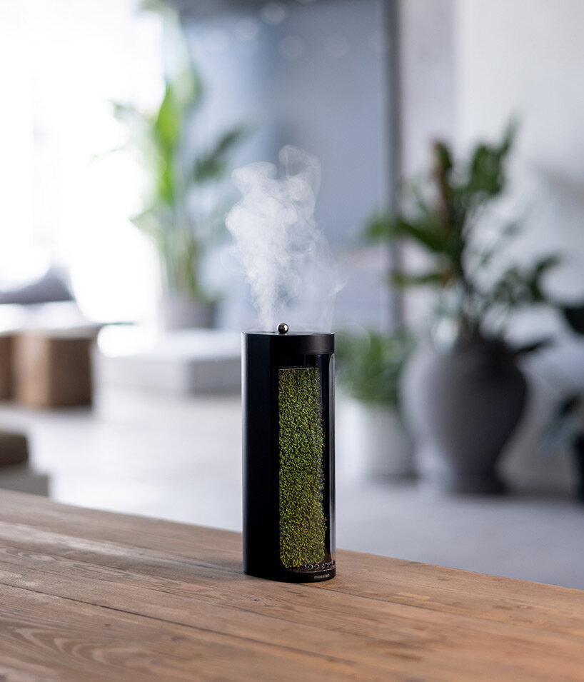 mosslab's desktop-sized humidifier & purifier turns dry air into moisture-rich environments - 2