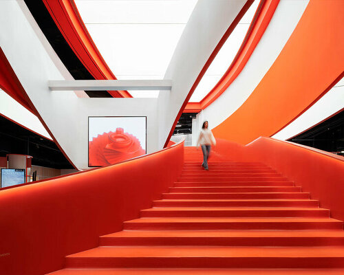 STEPS architecture's red dot design museum nestles within shopping mall in china