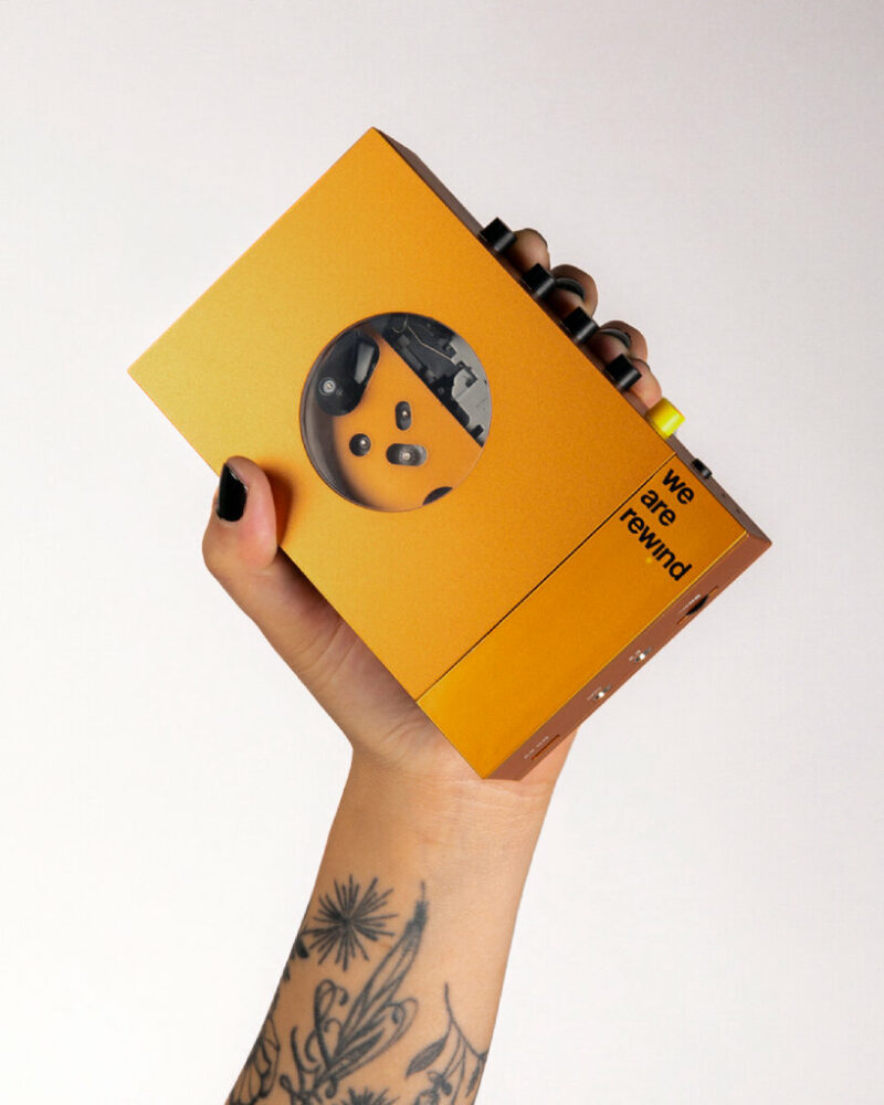 modern cassette players we are rewind