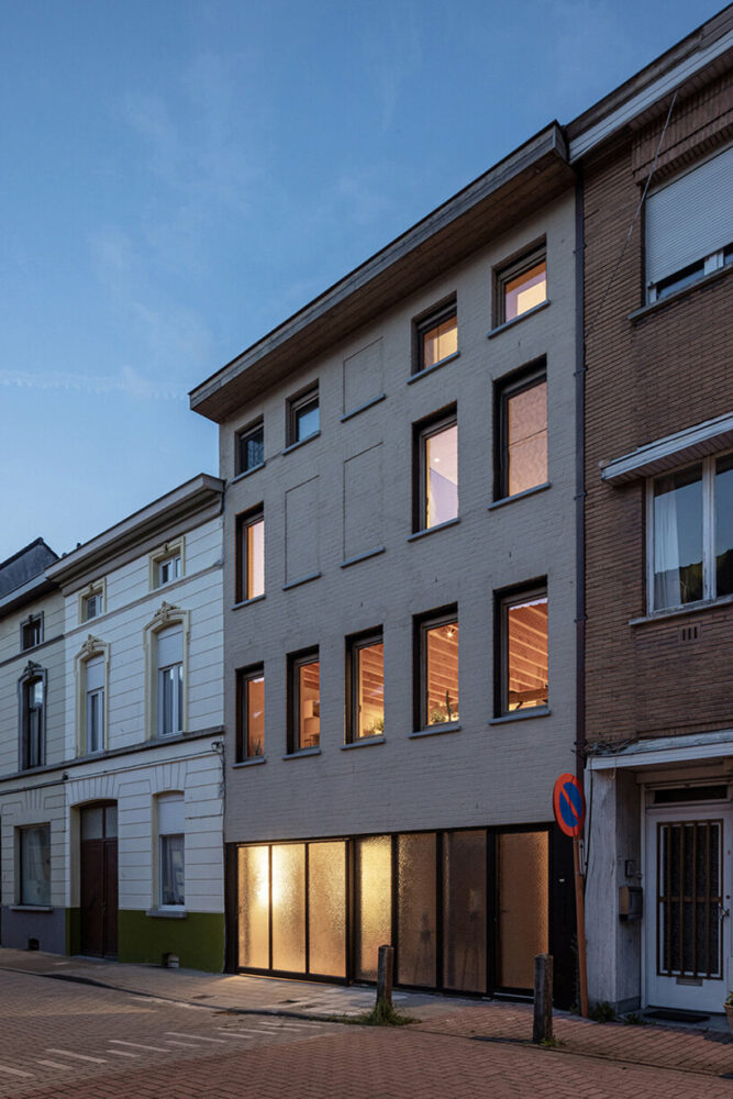 deliberately understated facades conceal a surprisingly modern interior