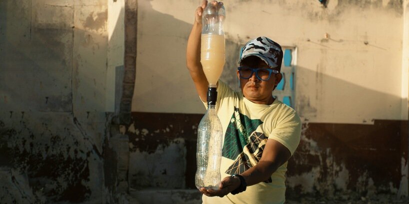 these 3D printed caps transform any bottle into a portable water filtration system  