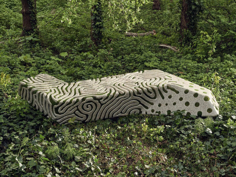Joris Laarman, Symbio Bench, 2024, recycled cast concrete