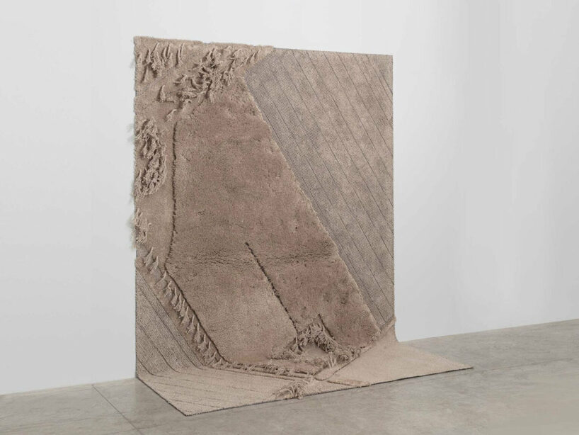 Christien Meindertsma, Flax Field, 2019, robot tufted linen yarn