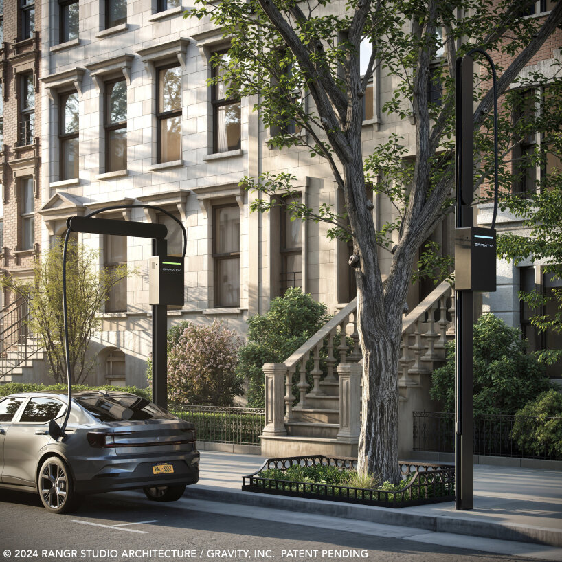 gravity DEAP trees electric vehicle chargers streets