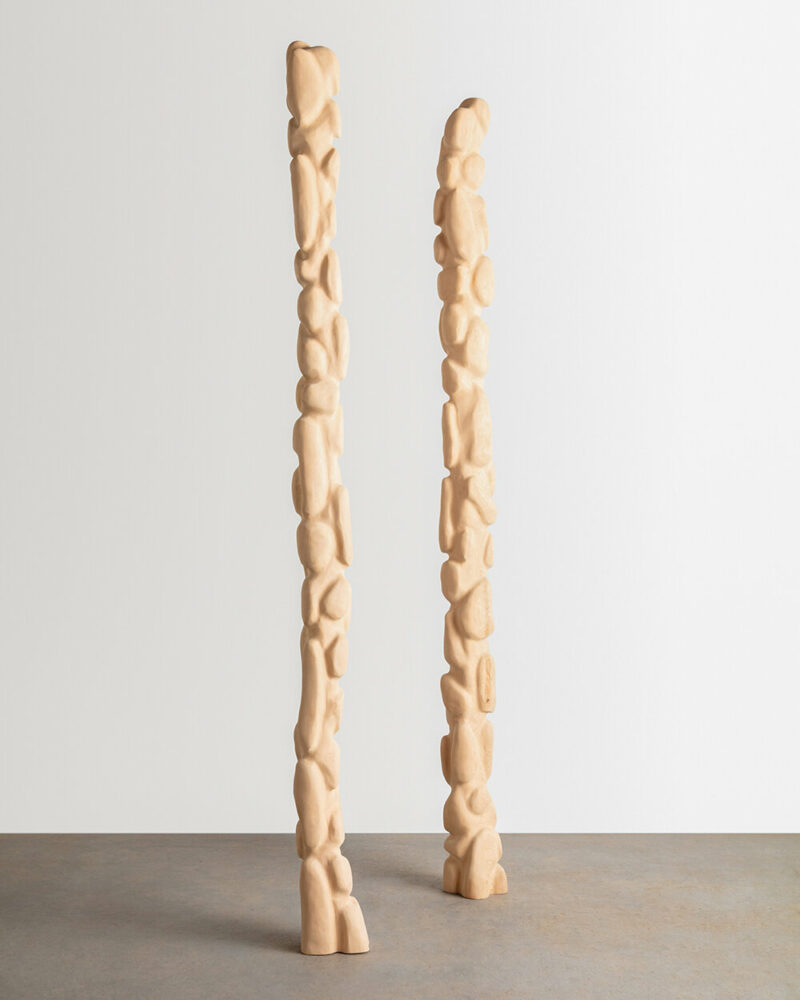 Cairn Totems (2024) | ash | image © the artist