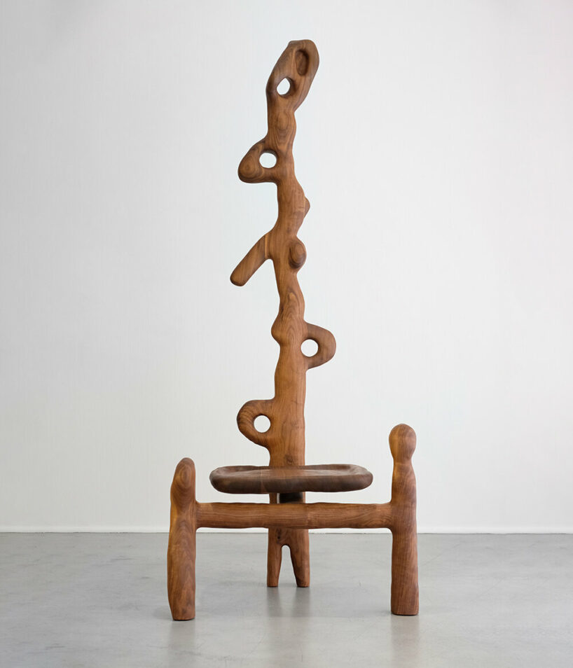 Throne Chair (2024) | oiled walnut | image © the artist