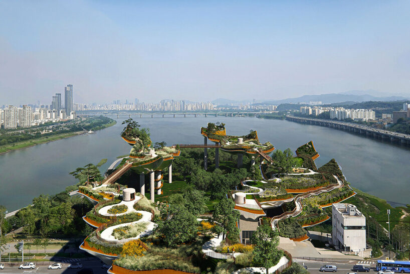 Heatherwick studios winning design for Soundscape at Nodeul Island