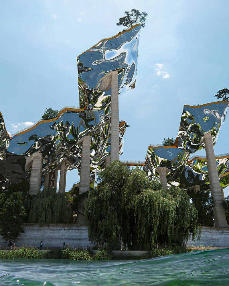 Heatherwick Studio seeks to strengthen the riverbanks with soft, naturalistic plantings