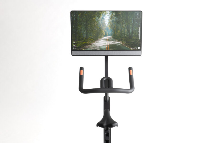 LAYER and saga's holographic exercise bike immerses riders in VR environments