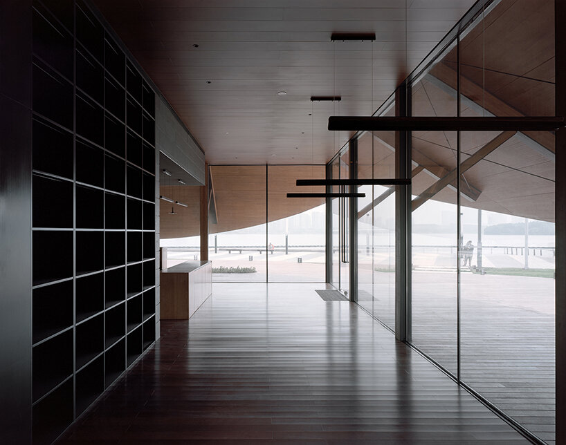 view of the lake from indoors