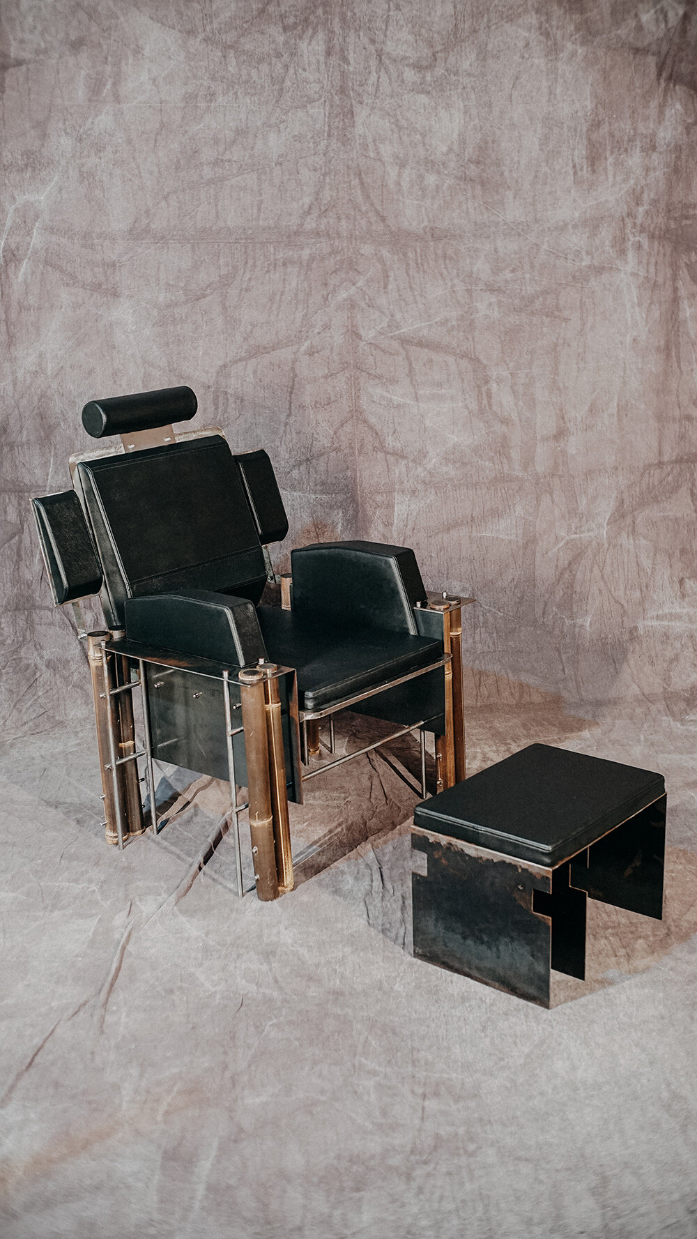for his katalyst lounge chair, arya triandana explores bamboo joining with an industrial twist - 5