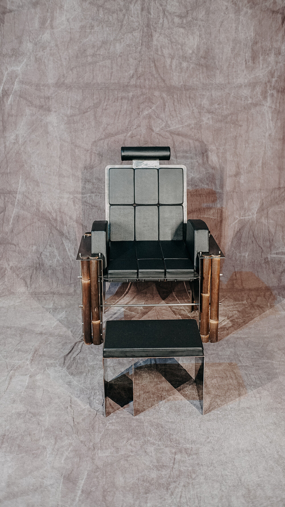 for his katalyst lounge chair, arya triandana explores bamboo joining with an industrial twist - 1