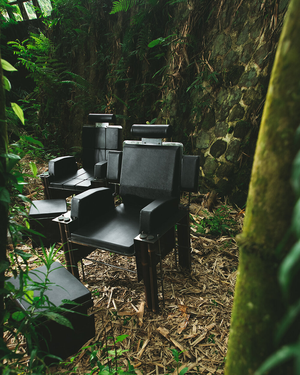 for his katalyst lounge chair, arya triandana explores bamboo joining with an industrial twist - 6