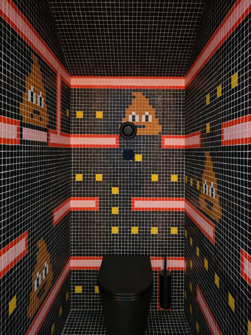 a public toilet meets avant-garde art gallery at miklós kiss’ neo-pop intervention in budapest