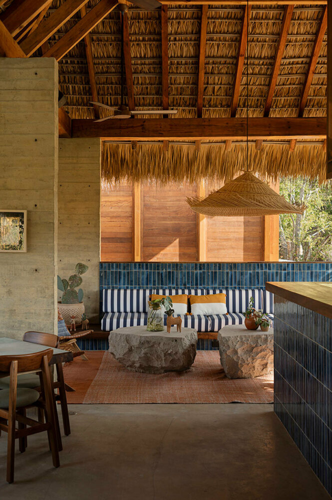 the grand palapa accommodates the hotel's restaurant