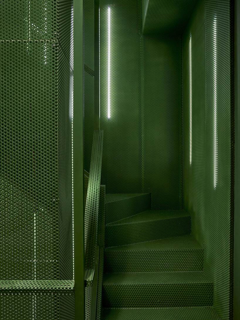 other projects' monogram facade conceals new-age cacaolab flagship store in hong kong