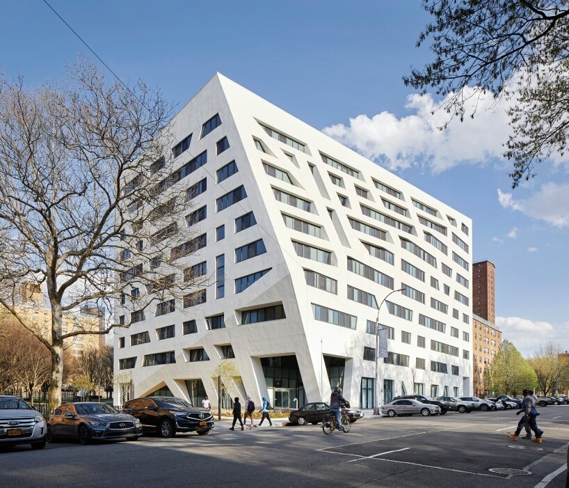 studio libeskind's contorting affordable senior housing complex opens in brooklyn