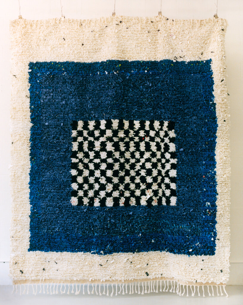 stüssy boucherouite rugs upcycle t-shirts wool