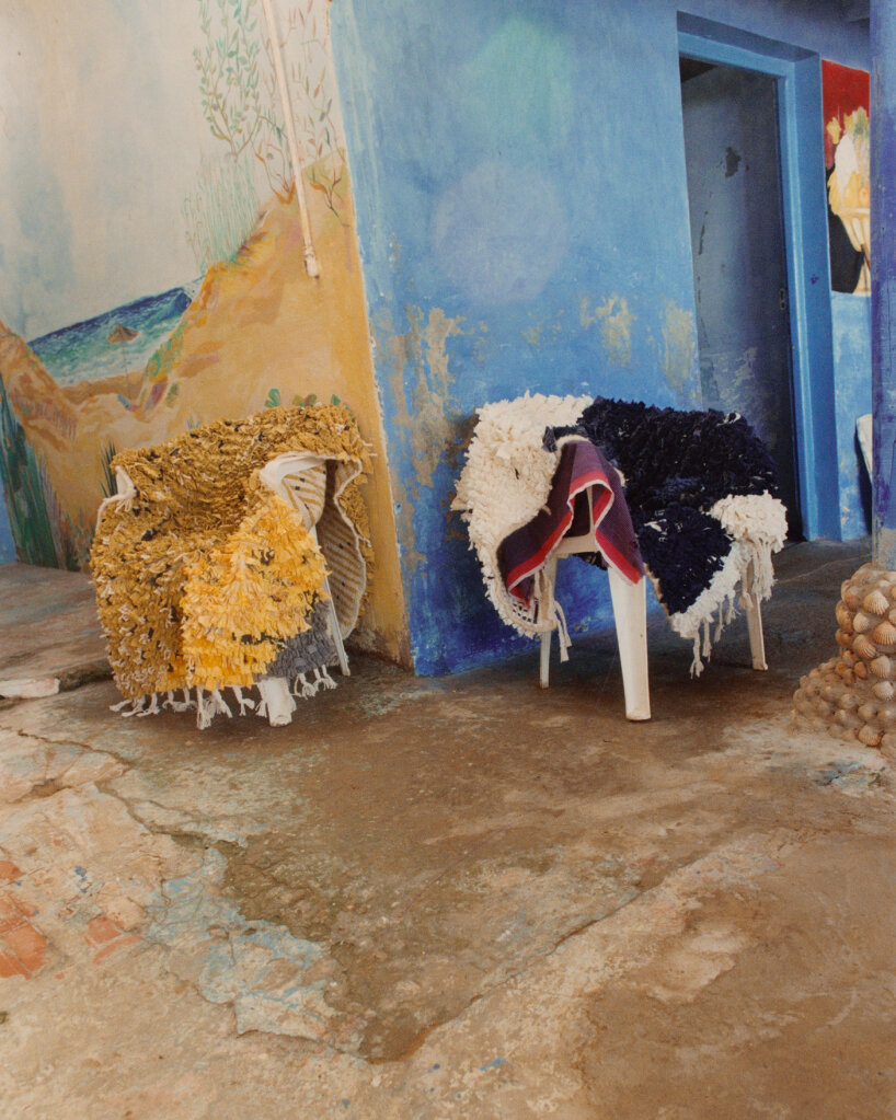 stüssy boucherouite rugs upcycle t-shirts wool