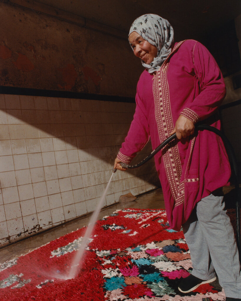 stüssy boucherouite rugs upcycle t-shirts wool