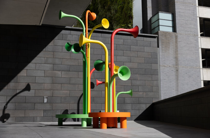 yuri suzuki arborhythm horn speakers SFMOMA