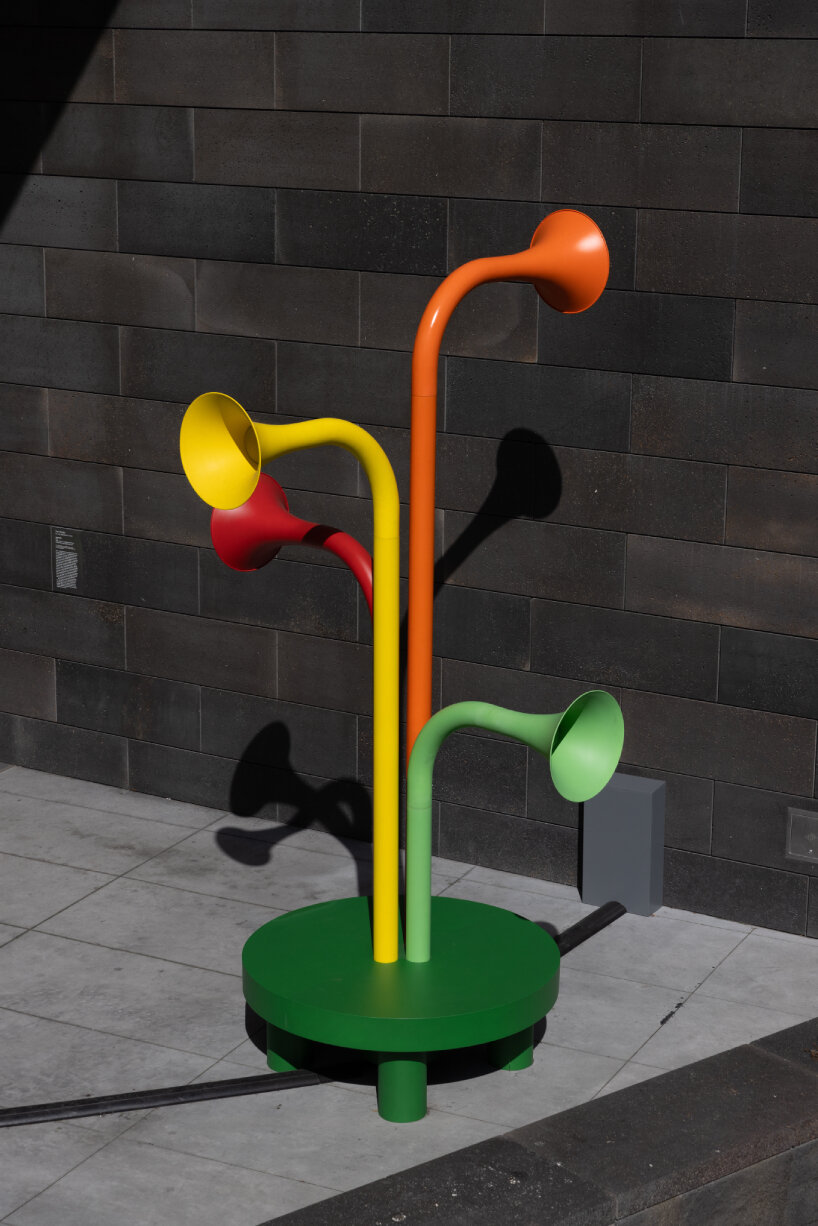 yuri suzuki arborhythm horn speakers SFMOMA