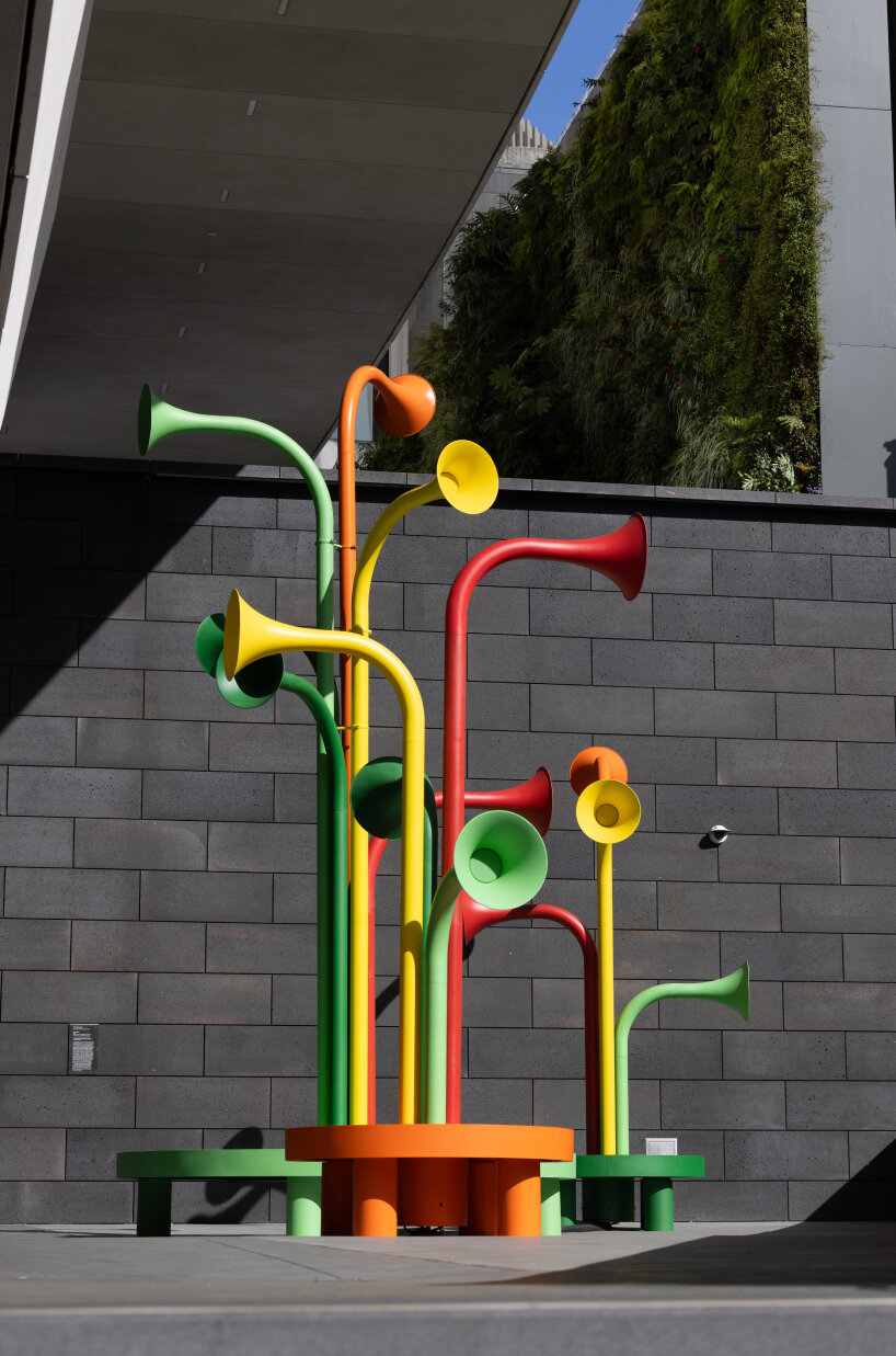 yuri suzuki arborhythm horn speakers SFMOMA