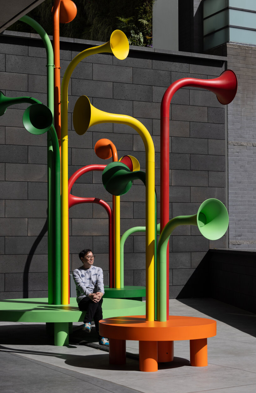 yuri suzuki arborhythm horn speakers SFMOMA