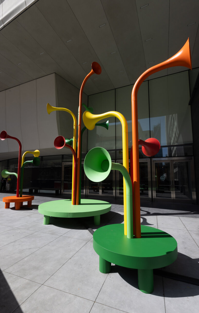 yuri suzuki arborhythm horn speakers SFMOMA