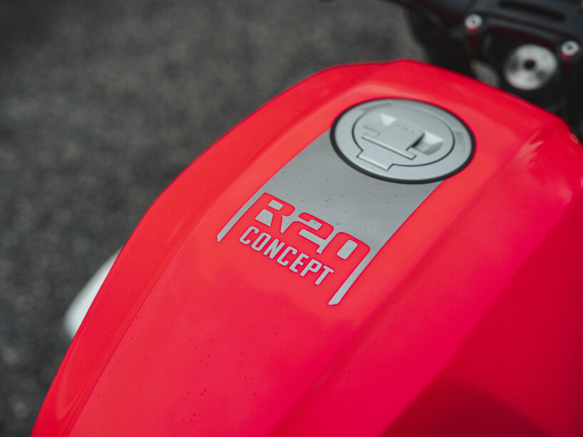 BMW motorrad R20 concept motorcycle aluminum