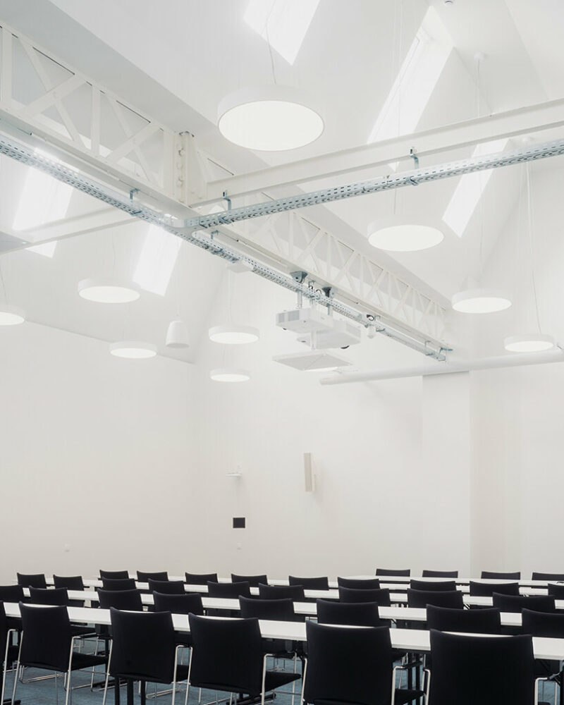 open floor plan allows for future reconfigurations